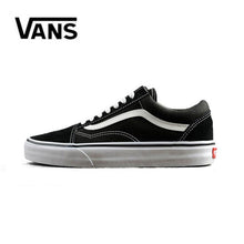 Load image into Gallery viewer, D'origine Vans Old Skool Hommes Baskets En Toile Rouge Noir Confortable En Plein Air Femmes Chaussures de Skateboard Taille 36-4
