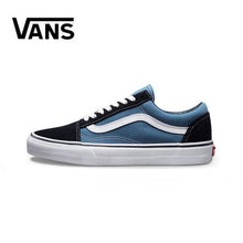 Load image into Gallery viewer, D'origine Vans Old Skool Hommes Baskets En Toile Rouge Noir Confortable En Plein Air Femmes Chaussures de Skateboard Taille 36-4
