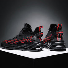 Load image into Gallery viewer, Black Blade Running Shoes For Men Lightweight Breathable Outdoor Jogging Walking Sneakers Casual White Shoes Damping Sports Shoe
