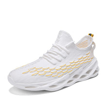 Load image into Gallery viewer, Black Blade Running Shoes For Men Lightweight Breathable Outdoor Jogging Walking Sneakers Casual White Shoes Damping Sports Shoe
