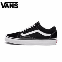 Load image into Gallery viewer, Authentique Vans Old Skool Hommes Femmes Chaussures de Skateboard Classique Confortable Baskets En Toile Blanche Chaussures 36-4
