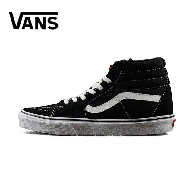 D'origine Vans Old Skool Hommes Baskets En Toile Rouge Noir Confortable En Plein Air Femmes Chaussures de Skateboard Taille 36-4